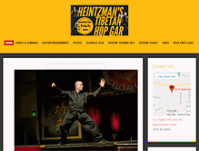Tablet Screenshot of chrisheintzmankungfu.com